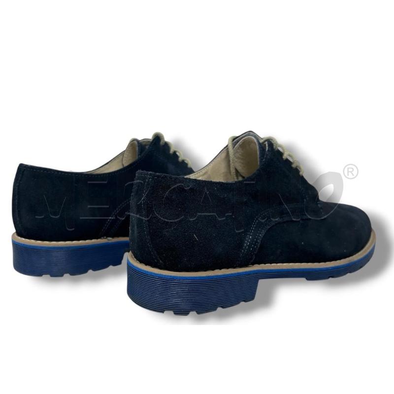 SCARPE UOMO RED OUT BLU PELLE SCAMOSCIATE | Mercatino dell'Usato Rivoli 4