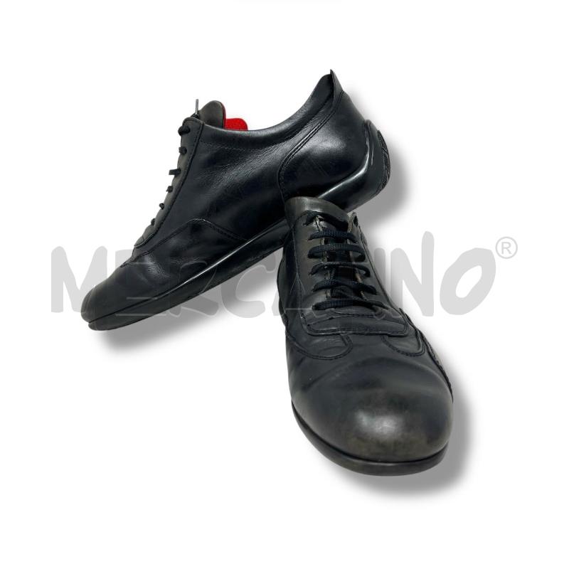 SCARPE UOMO SABELT NERE PELLE INTERNO ROSSO | Mercatino dell'Usato Rivoli 1