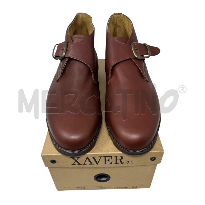 SCARPE UOMO XAVER CUOIO E PELLE MARRONI FIBBIA | Mercatino dell'Usato Rivoli 1