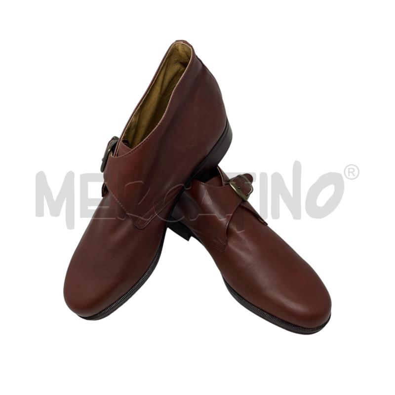 SCARPE UOMO XAVER CUOIO E PELLE MARRONI FIBBIA | Mercatino dell'Usato Rivoli 2