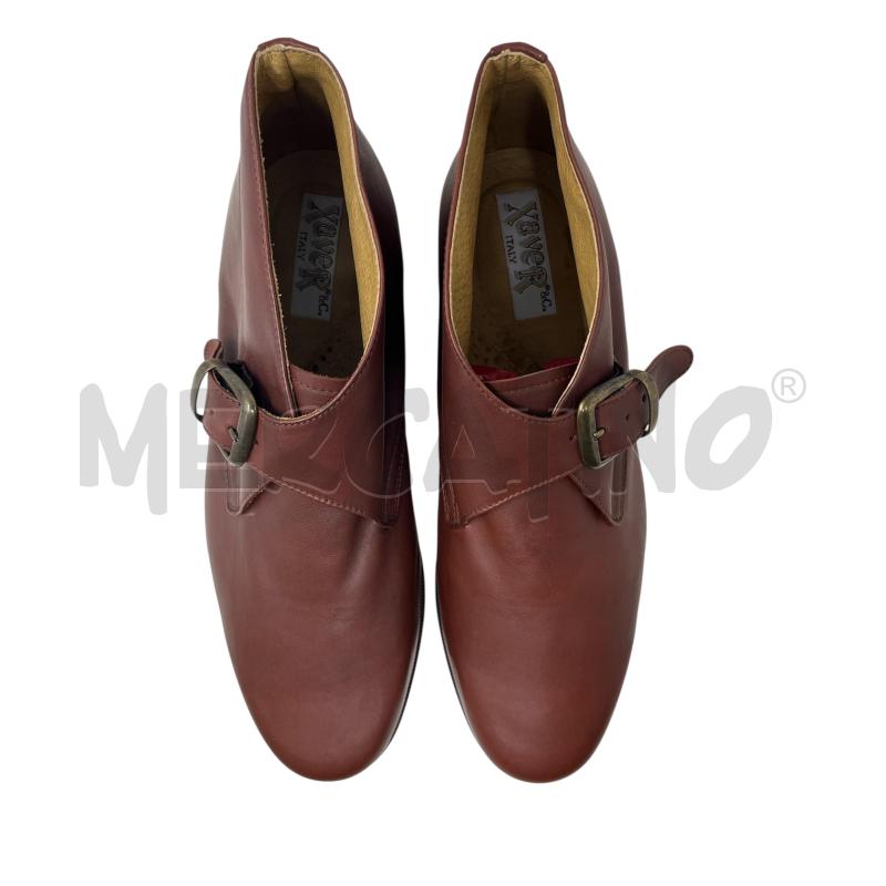 SCARPE UOMO XAVER CUOIO E PELLE MARRONI FIBBIA | Mercatino dell'Usato Rivoli 4