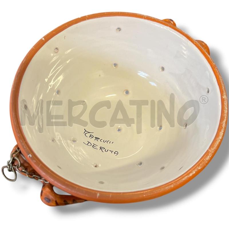SCOLA PASTA MAIOLICA DERUTA MARCUCCI 19CM X 10CM | Mercatino dell'Usato Rivoli 4