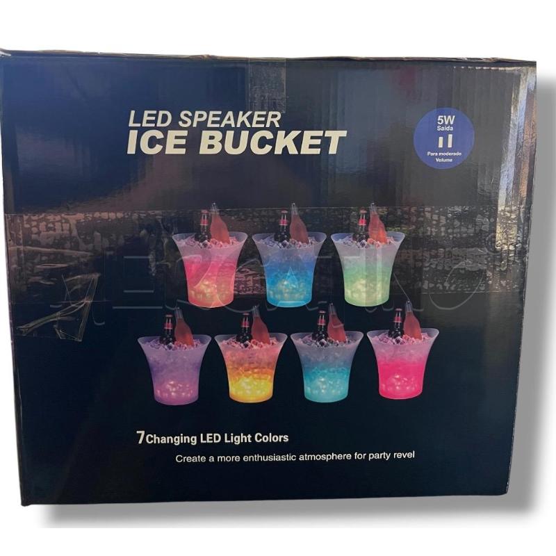 SECCHIELLO PORTA GHIACCIO LED COLOR BLUETOOTH | Mercatino dell'Usato Rivoli 2