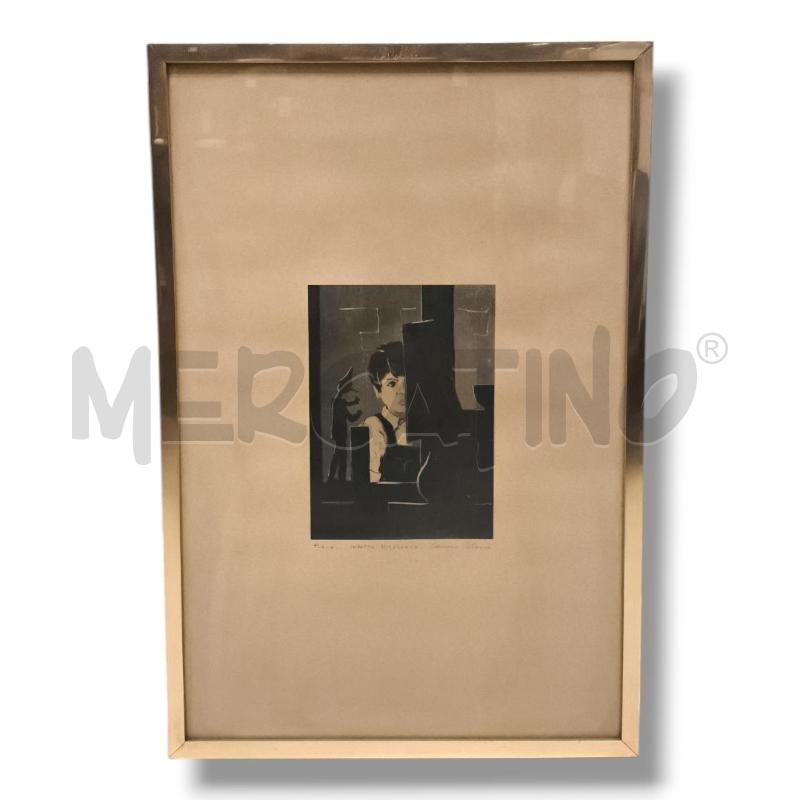 SERIGRAFIA CARNERO VALERIO IMPATTO PSICOLOGICO 42.5 X 62.5 | Mercatino dell'Usato Rivoli 1