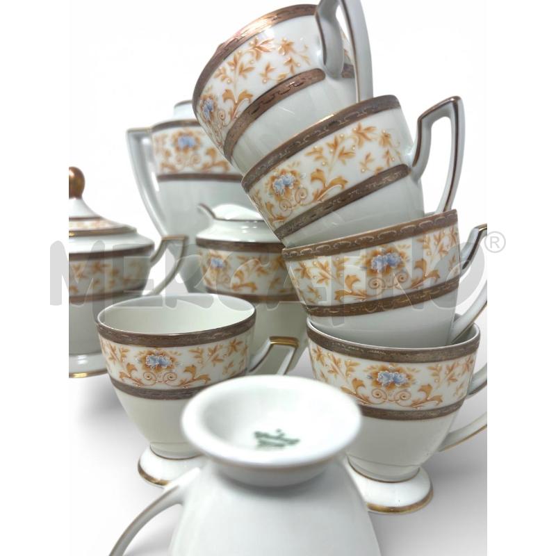 SERVIZIO CAFFÈ 15PZ BAVARIA JEAGER & CO FOGLIE ARANCIO | Mercatino dell'Usato Rivoli 2