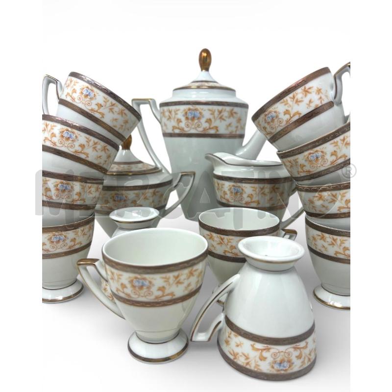 SERVIZIO CAFFÈ 15PZ BAVARIA JEAGER & CO FOGLIE ARANCIO | Mercatino dell'Usato Rivoli 3