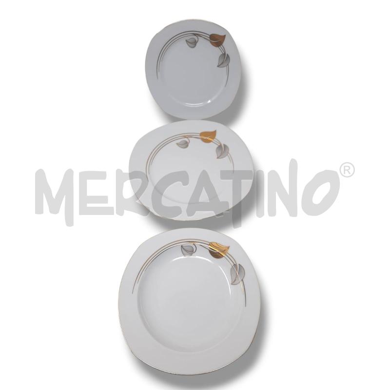 SERVIZIO PIATTI 52 PZ WINTERLING FOGLIA DORATA | Mercatino dell'Usato Rivoli 2