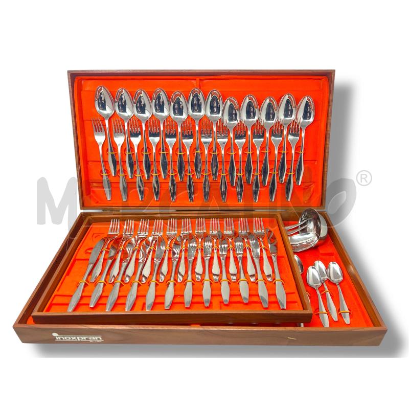 SERVIZIO POSATE 74 PZ. PRANDELLI INOXPRAN INOX | Mercatino dell'Usato Rivoli 1