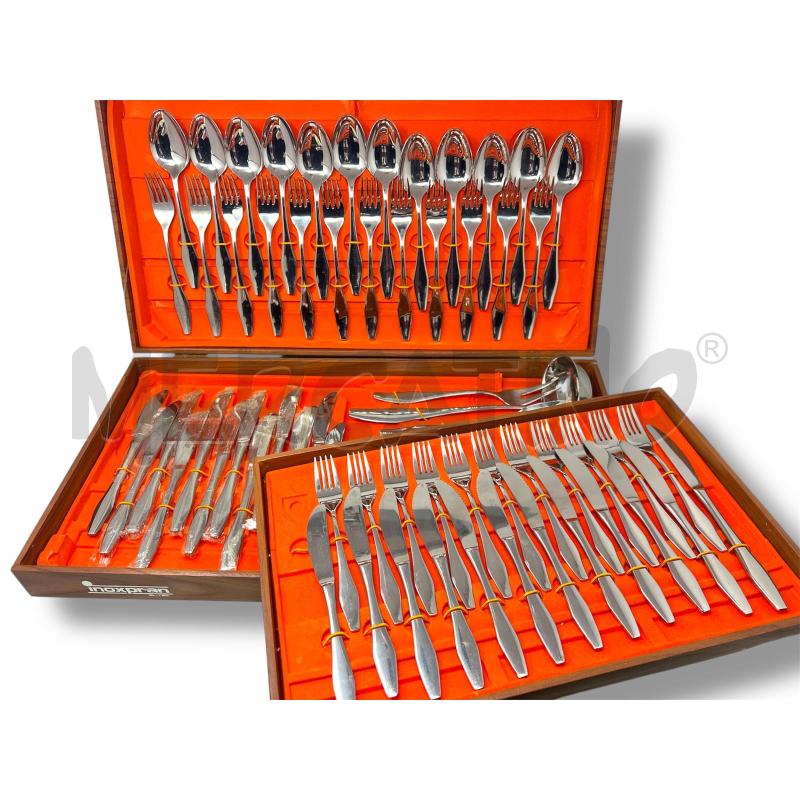 SERVIZIO POSATE 74 PZ. PRANDELLI INOXPRAN INOX | Mercatino dell'Usato Rivoli 2