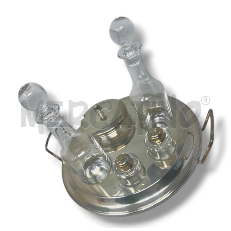 SET OLIERA SILVER PLATED 5 + VASSOIO  | Mercatino dell'Usato Rivoli 2