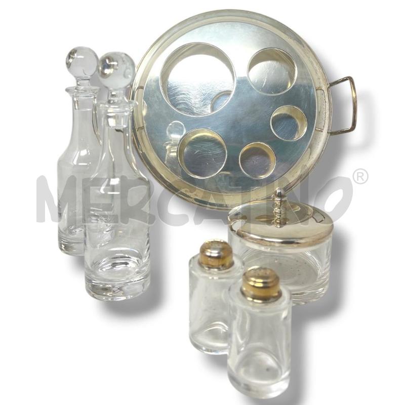 SET OLIERA SILVER PLATED 5 + VASSOIO  | Mercatino dell'Usato Rivoli 3