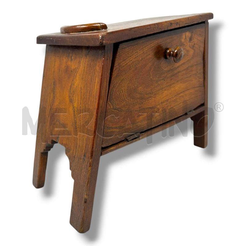 SGABELLO MOBILETTO LUSTRASCARPE 36X16XH30 | Mercatino dell'Usato Rivoli 2