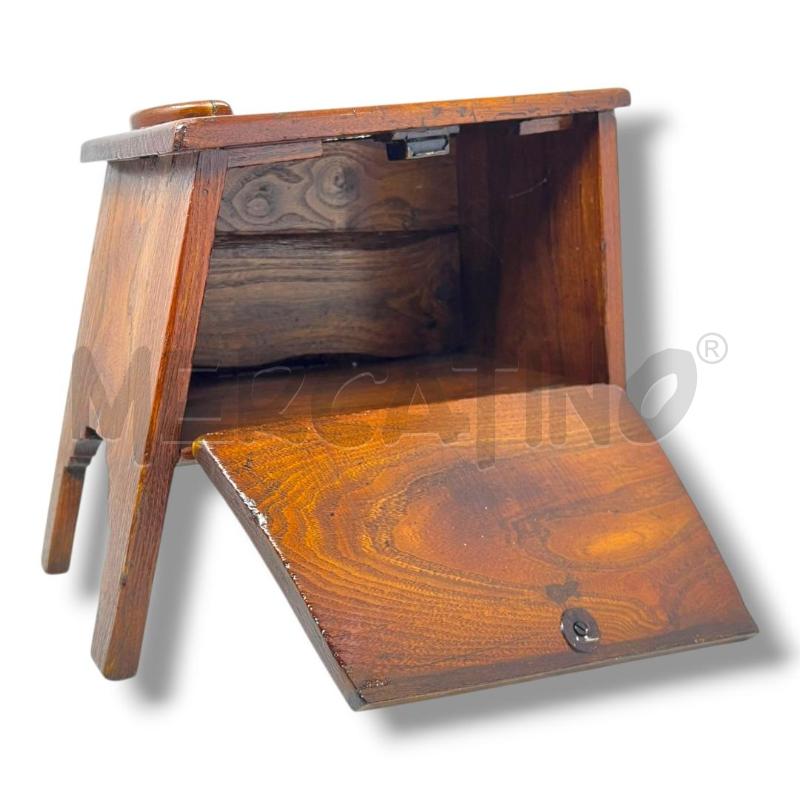 SGABELLO MOBILETTO LUSTRASCARPE 36X16XH30 | Mercatino dell'Usato Rivoli 3