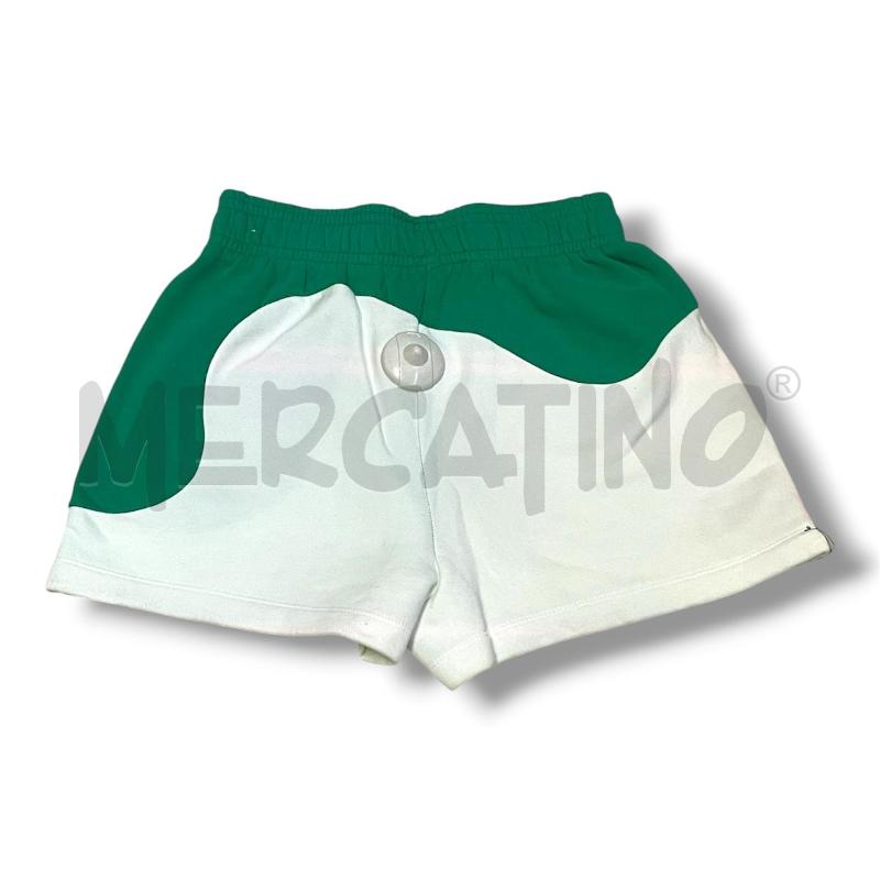 SHORTS DONNA NIKE BIANCO VERDE  | Mercatino dell'Usato Rivoli 2