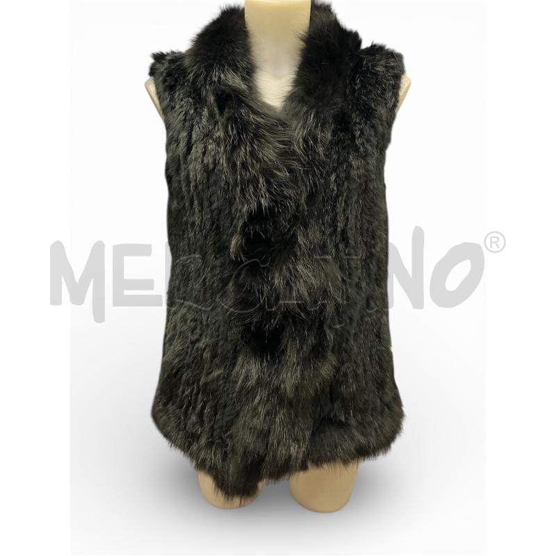 SMANICATO DONNA LAPIN NERO | Mercatino dell'Usato Rivoli 1
