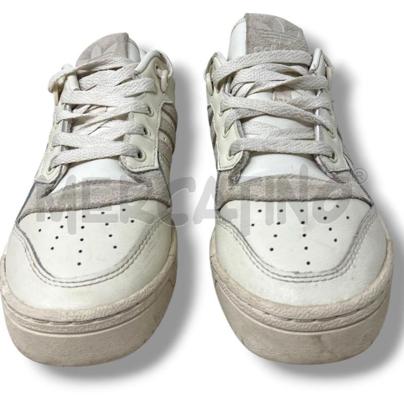 SNEAKERS DONNA ADIDAS ORIGINAL RIVALRY LOW BIANCHE INSERTI GHIACCIO | Mercatino dell'Usato Rivoli 2