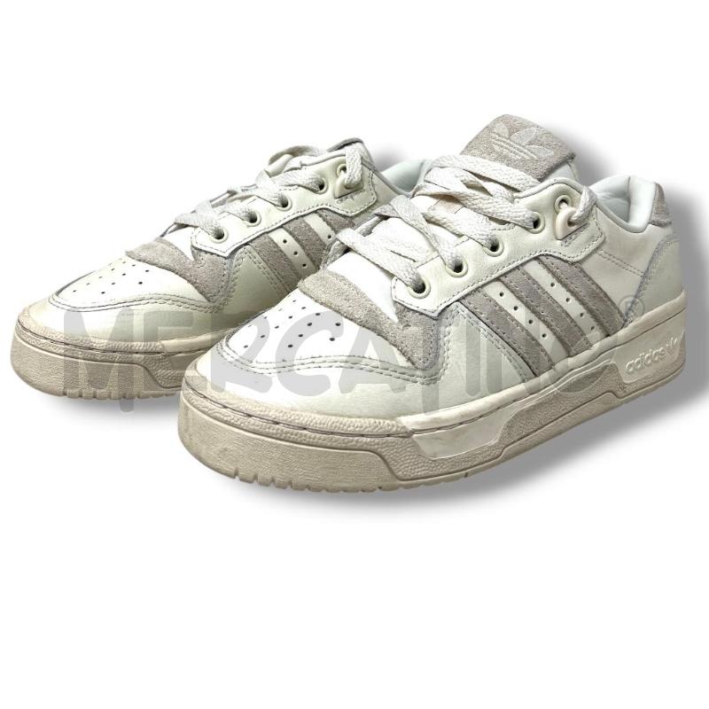 SNEAKERS DONNA ADIDAS ORIGINAL RIVALRY LOW BIANCHE INSERTI GHIACCIO | Mercatino dell'Usato Rivoli 3