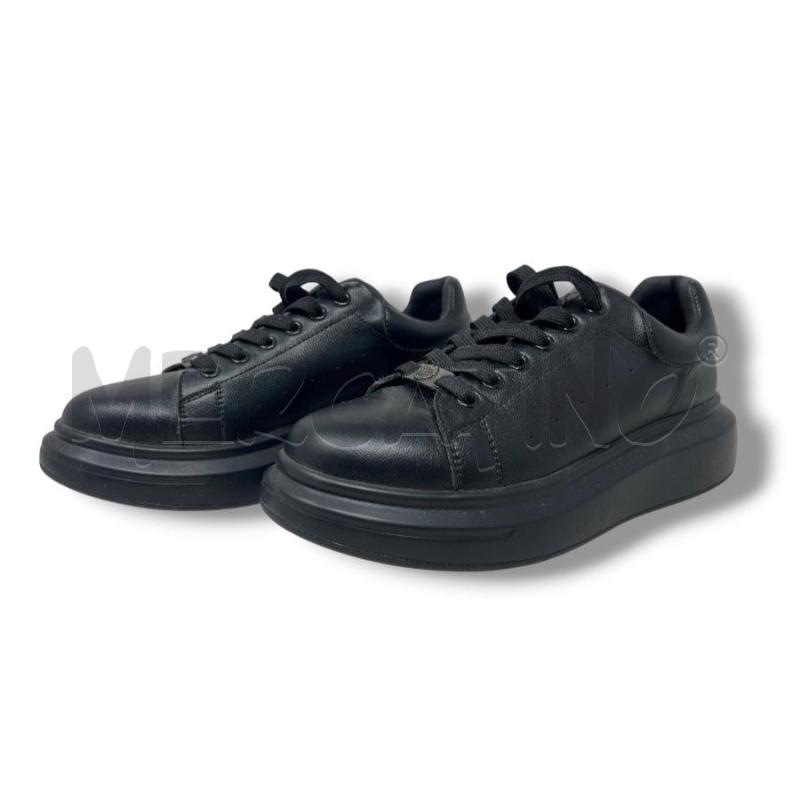 SNEAKERS DONNA BENVENUTI NERE PELLE PLATTFORM | Mercatino dell'Usato Rivoli 3