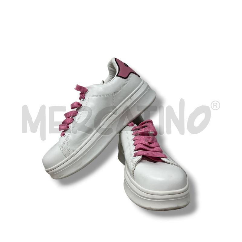 SNEAKERS DONNA GAELLE BIANCHE ROSA  | Mercatino dell'Usato Rivoli 1