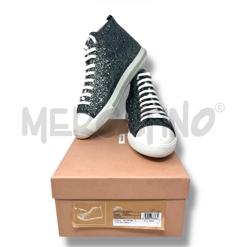 SNEAKERS DONNA MIU MIU ALTE GLITTER NERE | Mercatino dell'Usato Rivoli 1
