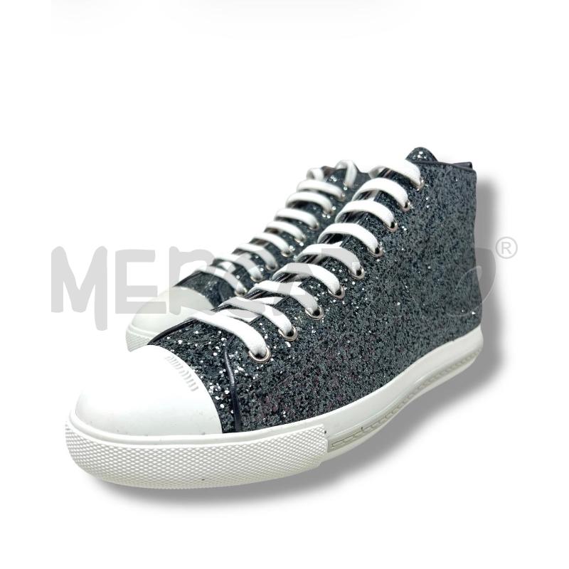 SNEAKERS DONNA MIU MIU ALTE GLITTER NERE | Mercatino dell'Usato Rivoli 3