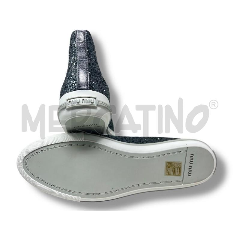 SNEAKERS DONNA MIU MIU ALTE GLITTER NERE | Mercatino dell'Usato Rivoli 4