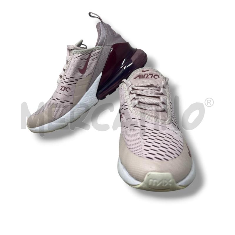 SNEAKERS DONNA NIKE AIR MAX 270 ROSA CHIARO BORDEAUX | Mercatino dell'Usato Rivoli 1