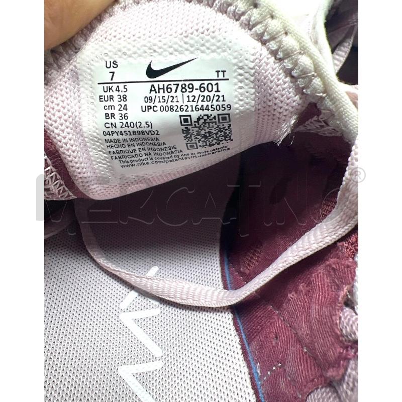 SNEAKERS DONNA NIKE AIR MAX 270 ROSA CHIARO BORDEAUX | Mercatino dell'Usato Rivoli 5