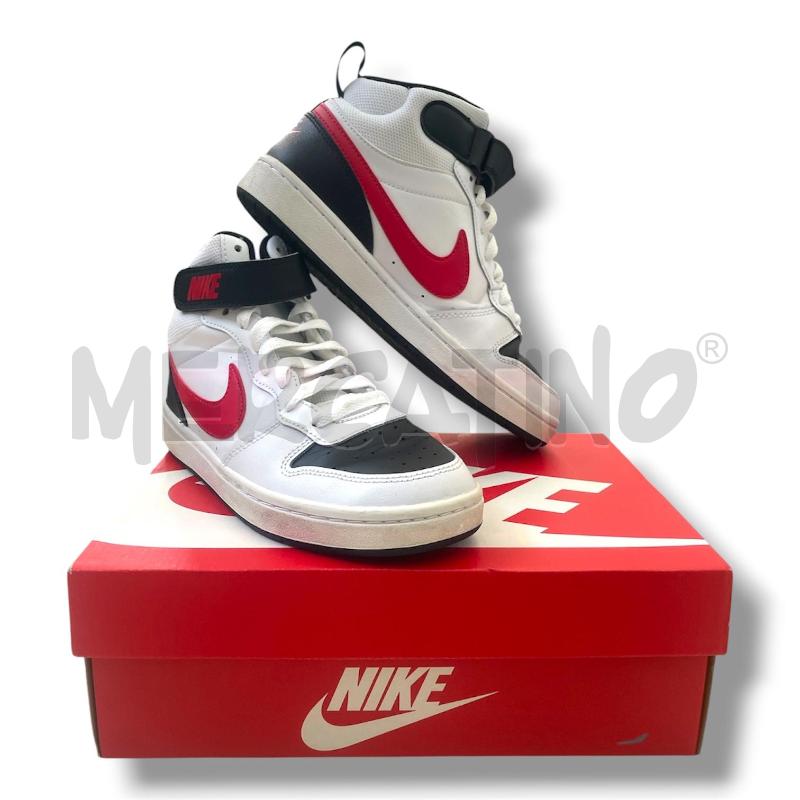 SNEAKERS DONNA NIKE DUNK B/N LOGO ROSSO | Mercatino dell'Usato Rivoli 1