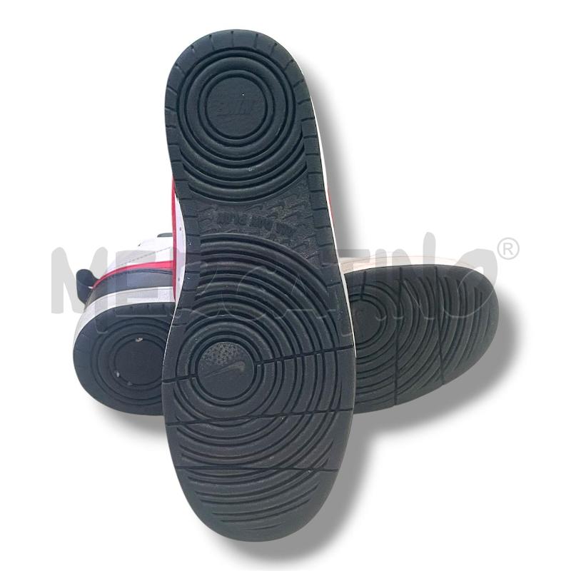 SNEAKERS DONNA NIKE DUNK B/N LOGO ROSSO | Mercatino dell'Usato Rivoli 5