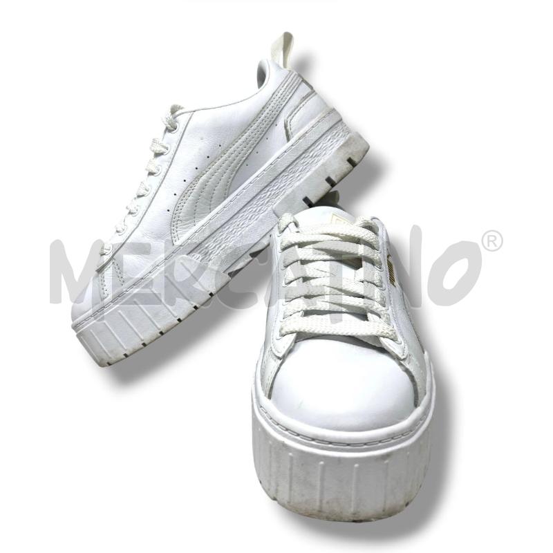 SNEAKERS DONNA PUMA BIANCHE MAYZE CLASSIC | Mercatino dell'Usato Rivoli 1