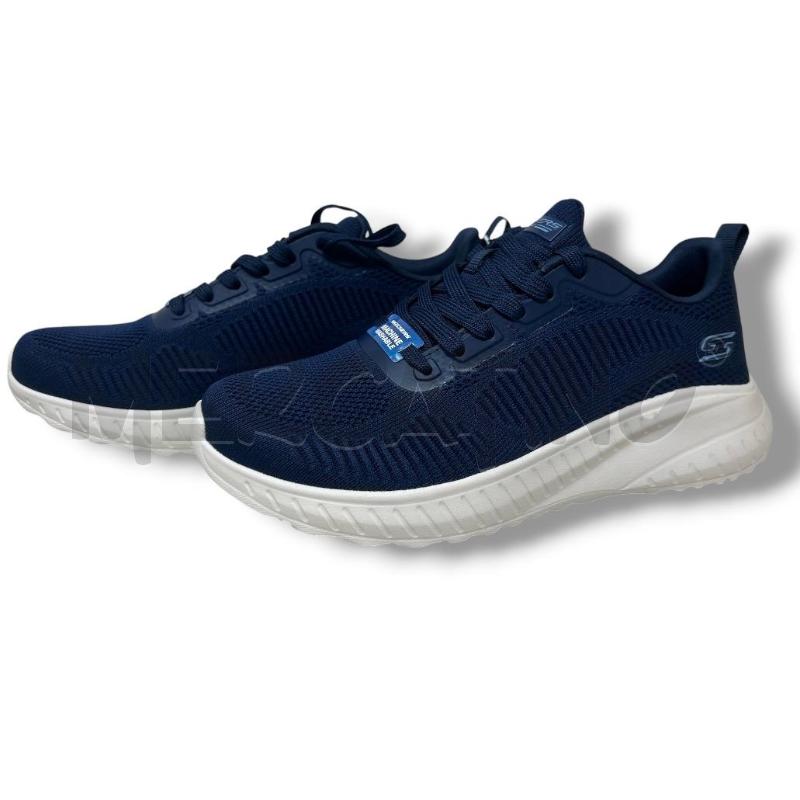 SNEAKERS DONNA SKECHERS BLU SUOLA BIANCA | Mercatino dell'Usato Rivoli 3