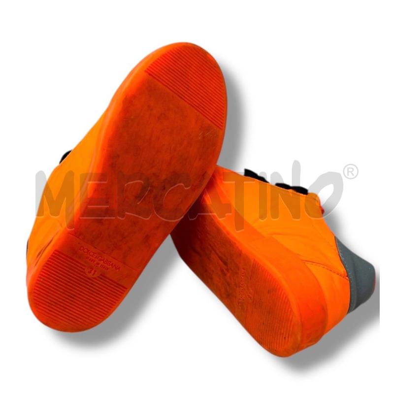 SNEAKERS J DOLCE E GABBANA PORTOFINO ARANCIO FLUO | Mercatino dell'Usato Rivoli 5