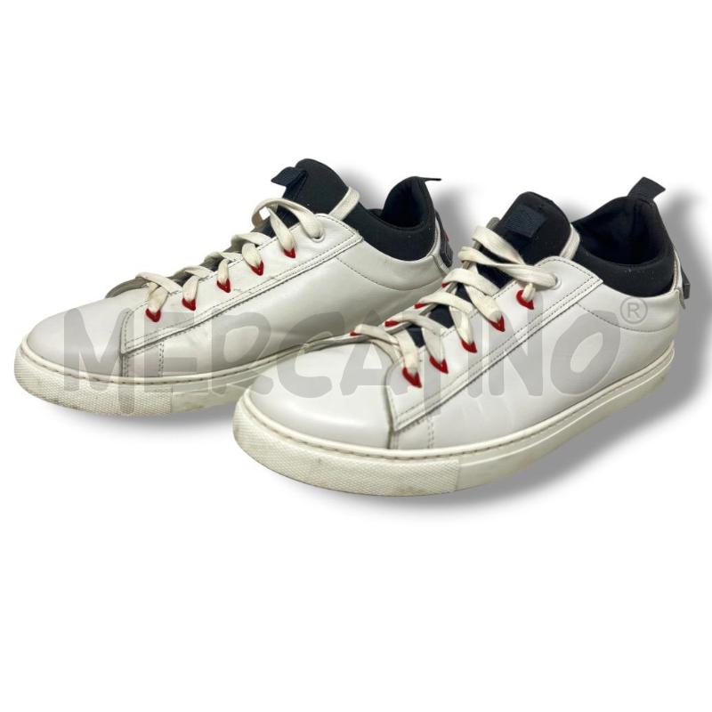 SNEAKERS UOMO DSQUARED2 BIANCHE INSERTO TESSUTO TECNICO | Mercatino dell'Usato Rivoli 3