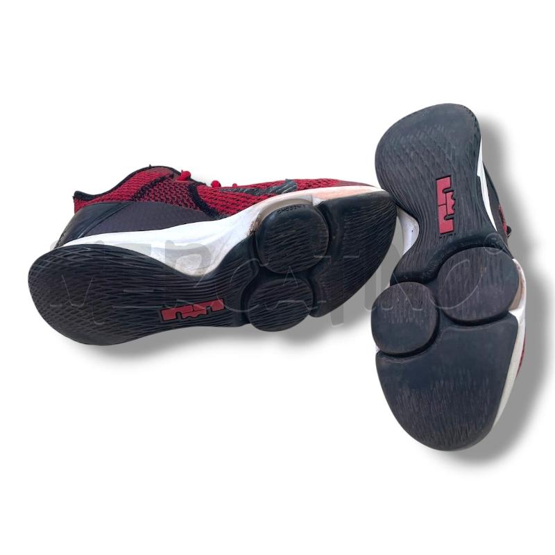 SNEAKERS UOMO LEBRON JAMES NIKE ROSSE NERE  | Mercatino dell'Usato Rivoli 5