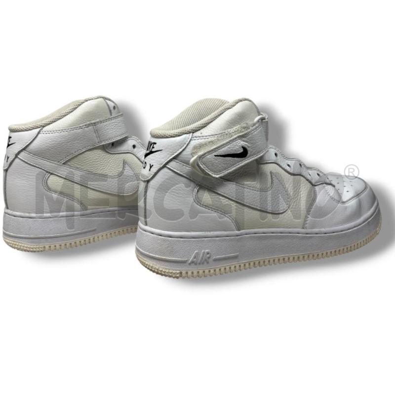 SNEAKERS UOMO NIKE AIR FORCE ONE MID BIANCHE | Mercatino dell'Usato Rivoli 3