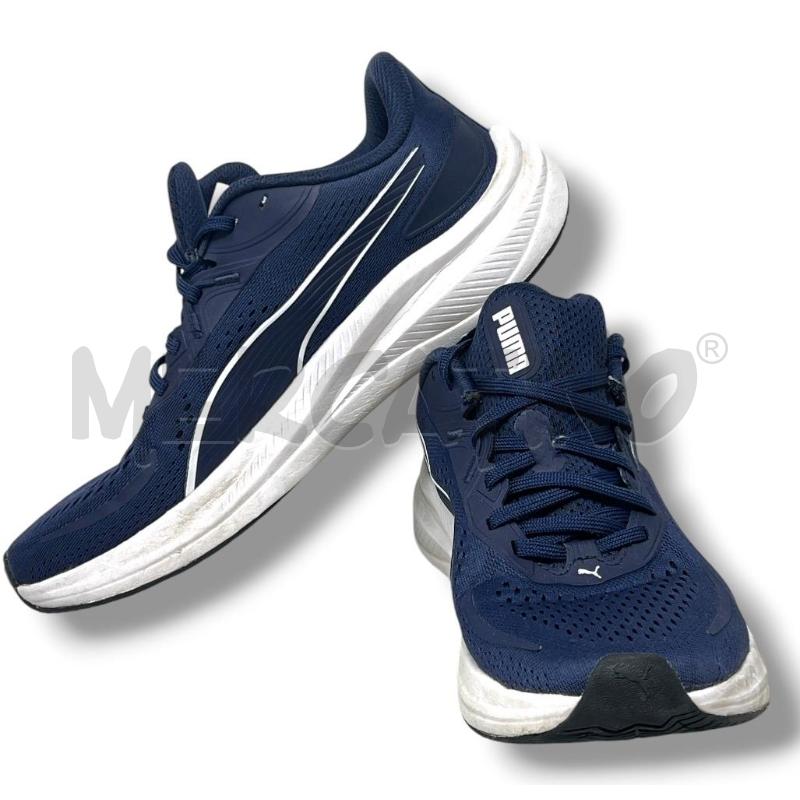 SNEAKERS UOMO PUMA BLU SUOLA BIANCA  | Mercatino dell'Usato Rivoli 1