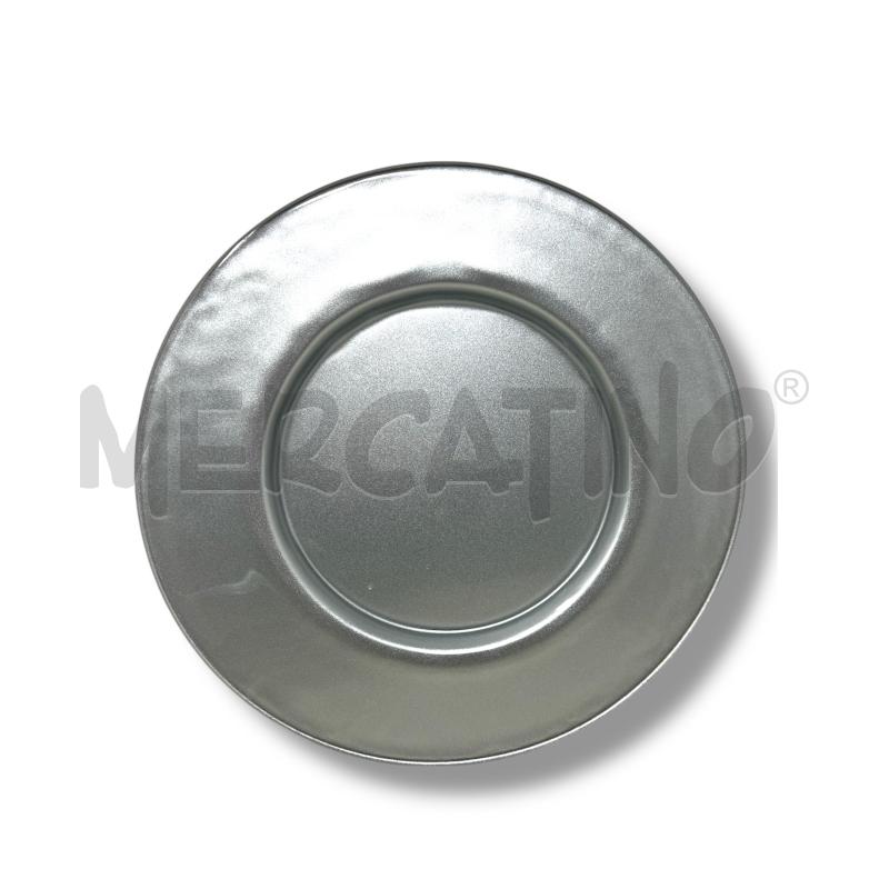 SOTTOPIATTI PZ.7 IVV ARGENTATO 34CM DIAMETRO  | Mercatino dell'Usato Rivoli 3