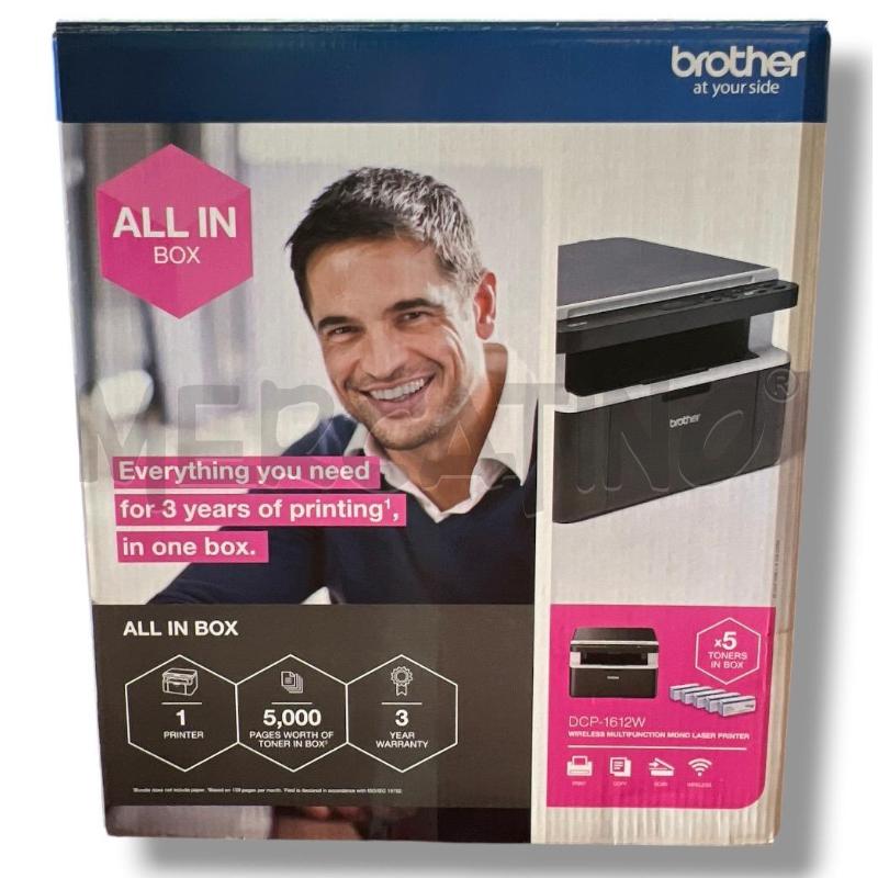 STAMPANTE BROTHER DCP 1612W + 3 TONER NUOVI COMPATIBILI  | Mercatino dell'Usato Rivoli 1
