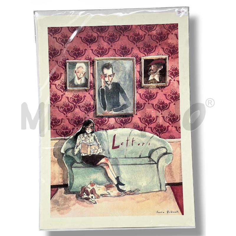 STAMPA ILLUSTRAZIONE ILARIA URBINATI LETTORI | Mercatino dell'Usato Rivoli 1