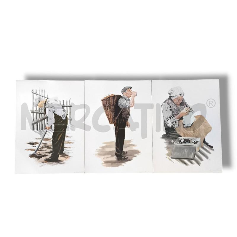 STAMPE GENINETTI SERAFINO 70X50 ANTICHI MESTIERI PZ.11 | Mercatino dell'Usato Rivoli 3