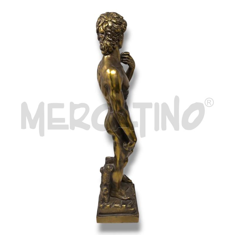 STATUA GESSO DAVID BRONZATA H 47 CM | Mercatino dell'Usato Rivoli 2