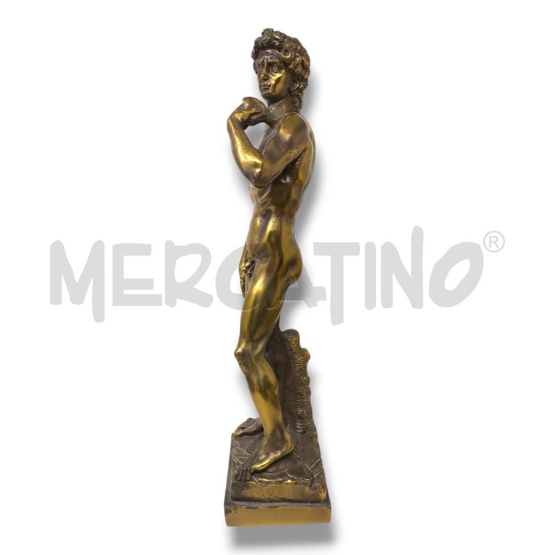 STATUA GESSO DAVID BRONZATA H 47 CM | Mercatino dell'Usato Rivoli 4