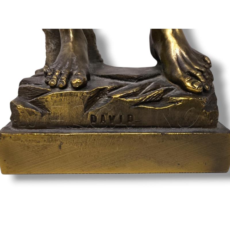 STATUA GESSO DAVID BRONZATA H 47 CM | Mercatino dell'Usato Rivoli 5