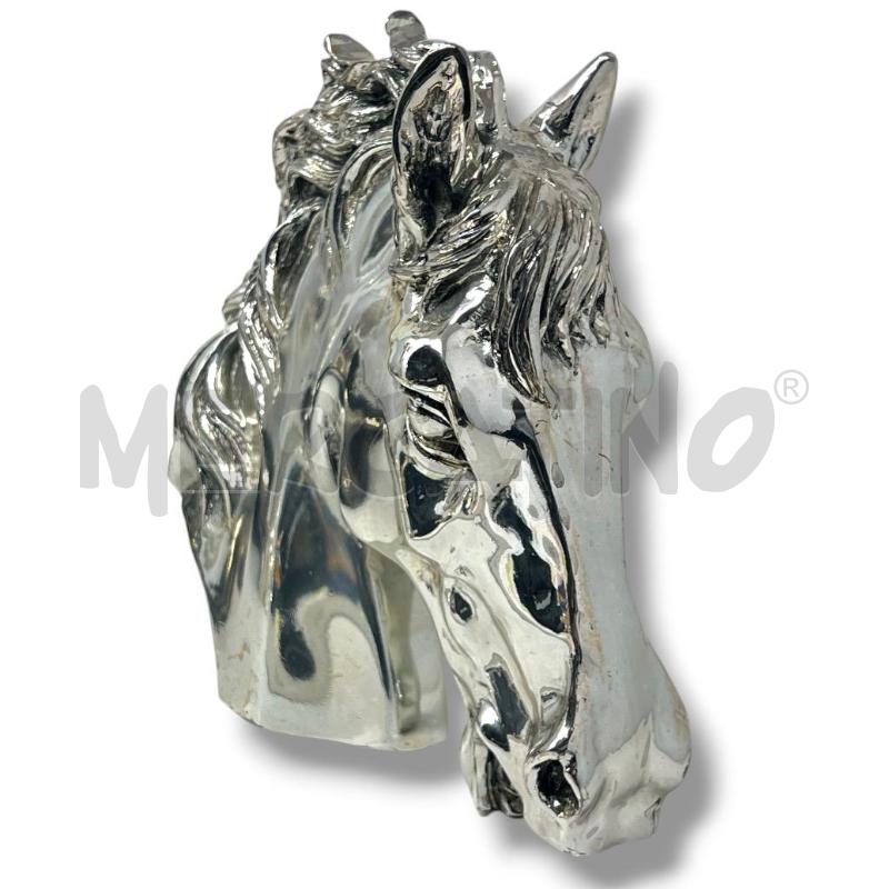 STATUA TESTA DI CAVALLO LAMINA ARG 18X18CM | Mercatino dell'Usato Rivoli 5