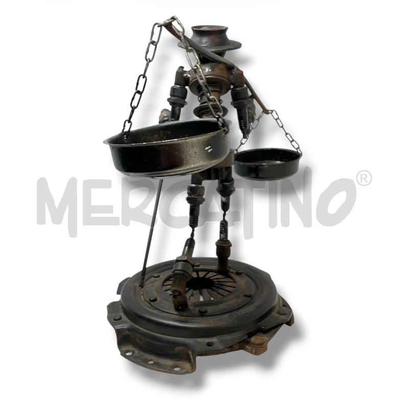 STATUINA ARTIGIANALE PEZZI RICAMBI AUTO 35 CM | Mercatino dell'Usato Rivoli 3