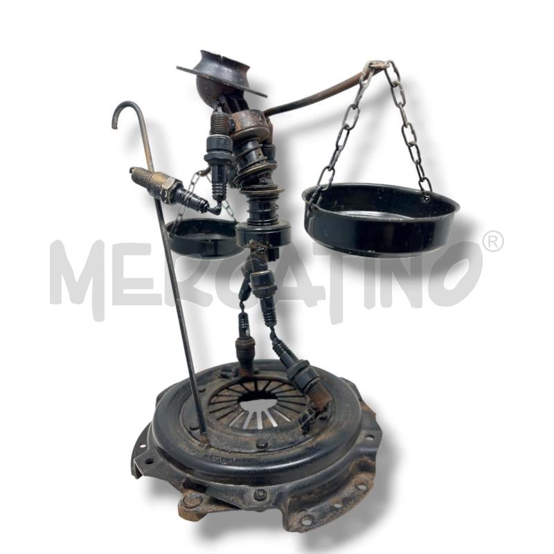 STATUINA ARTIGIANALE PEZZI RICAMBI AUTO 35 CM | Mercatino dell'Usato Rivoli 4