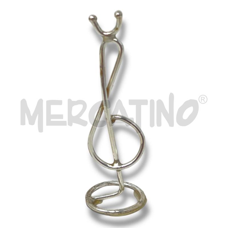 STATUINA CHIAVE DI SOL ARG 925 6 CM | Mercatino dell'Usato Rivoli 1
