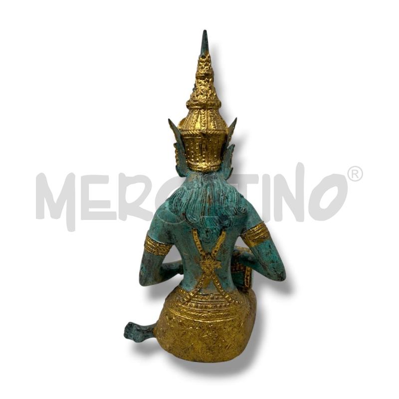 STATUINA DEA BUDDHA TEPPANOM MUSICISTA 20CM IN BRONZO | Mercatino dell'Usato Rivoli 3
