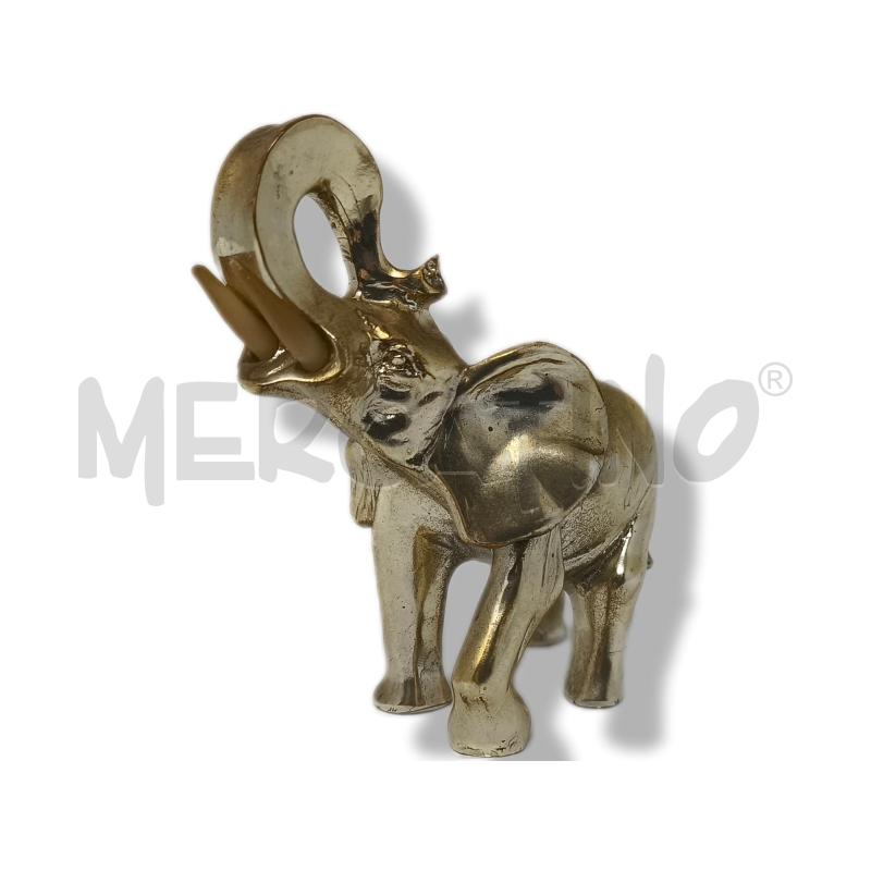 STATUINA ELEFANTE ARGENTATO 7CM X 8CM PLACCATO | Mercatino dell'Usato Rivoli 2